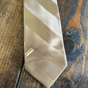 Classic Beige Silk Tie